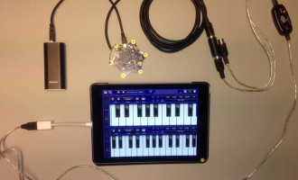 Calliope mini as a midi-player