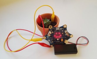 Calliope Mini Blumentopf