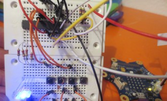 16 Digital Inputs/Outputs On Calliope Mini + Custom Blocks