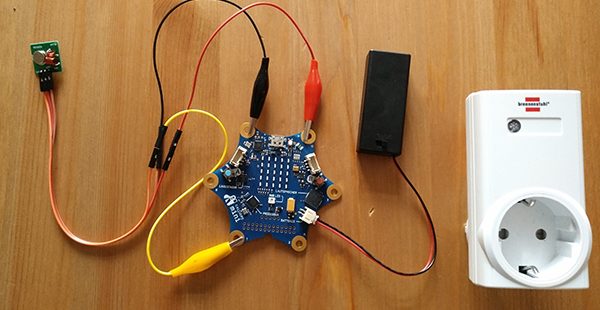 Control a radio power socket