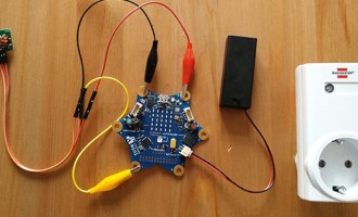 Control a radio power socket