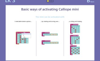 LK3 Basic ways of activating Calliope mini
