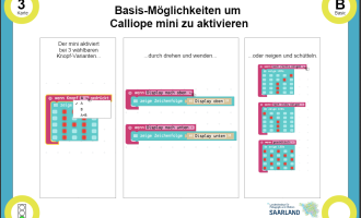 LK3 Basis-Möglichkeiten um Calliope mini zu aktivieren