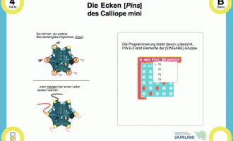LK4 Die Ecken des Calliope Mini