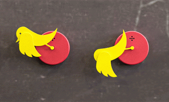 Luftqualität: 3D-Vogel