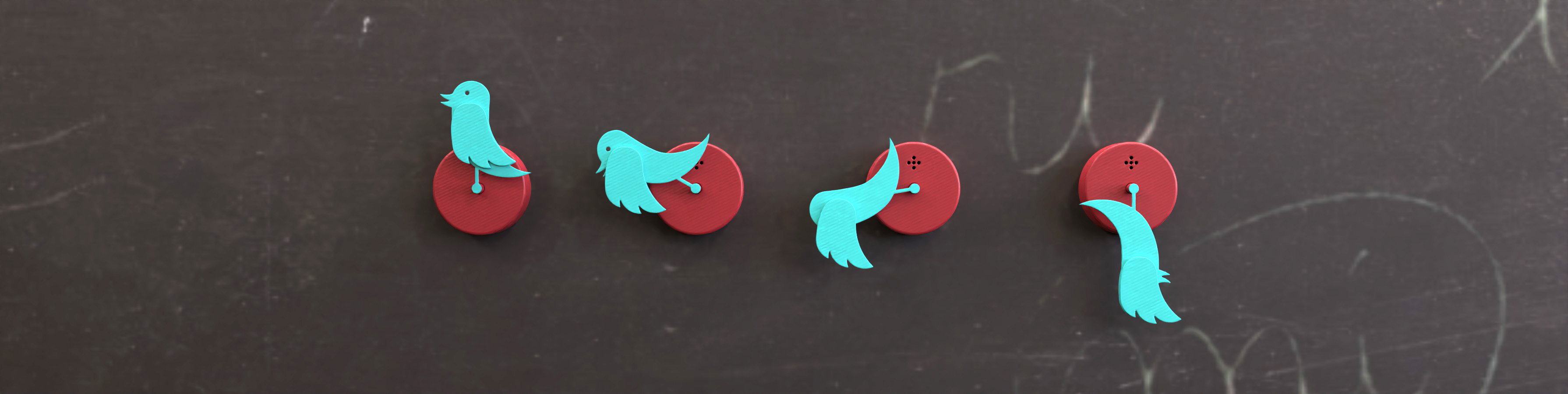 Luftqualit&auml;t: 3D-Vogel